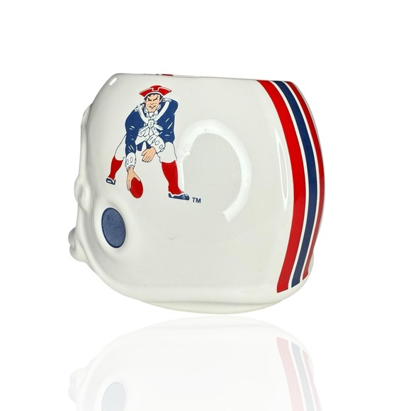 NFL NEW ENGLAND PATRIOTS 1986 SPORTS CONCEPTS INC CERAMIC FOOTBALL HELMET‎ MUG - Picture 4 of 8